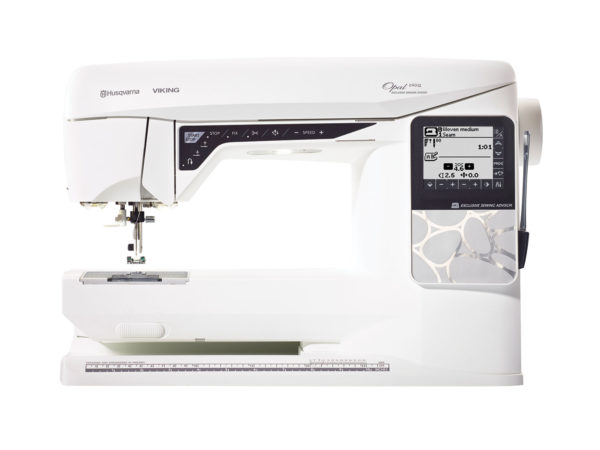 Opal 690Q Sewing Machine - The front of the sewing machine showing the control panel - Husqvarna Viking Australia